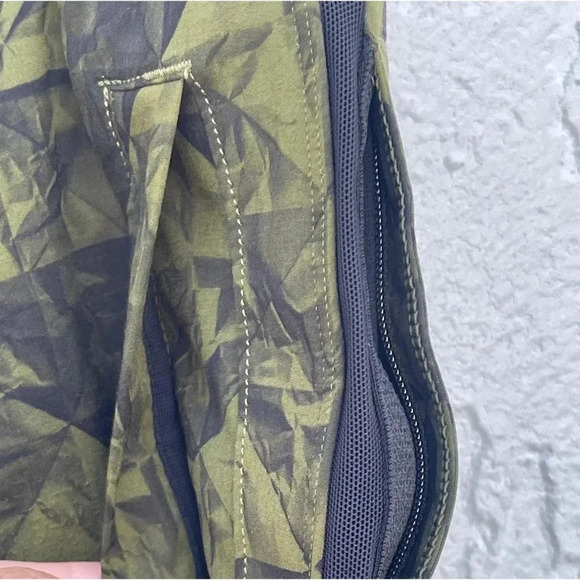 Lulu Lemon Mens Athletica Pace Breaker Lined Geometric Short Green Sz Medium - Picture 8 of 16